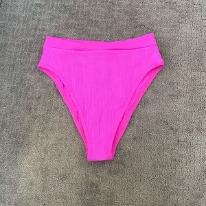 L*Space Frenchi bottoms hot pink ribbed